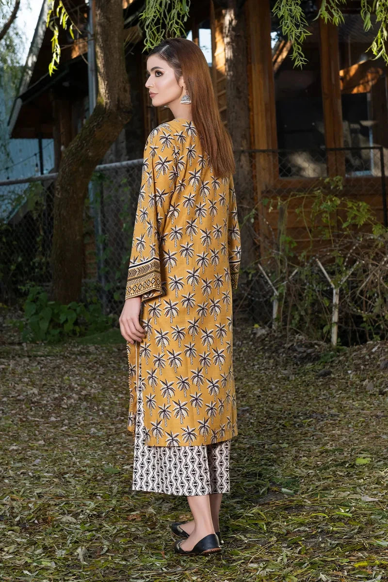 2PC Printed Unstitched Khaddar Shirt & Trouser KKH-3621 -  - KHAS STORES US -
