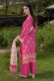 3PC Printed stitched Linen Suit KKT-3689 - Embroidered - KHAS STORES US -