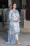 3PC Printed stitched Linen Suit KKT-3690 - Embroidered - KHAS STORES US -