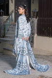 3PC Printed stitched Linen Suit KKT-3690 - Embroidered - KHAS STORES US -