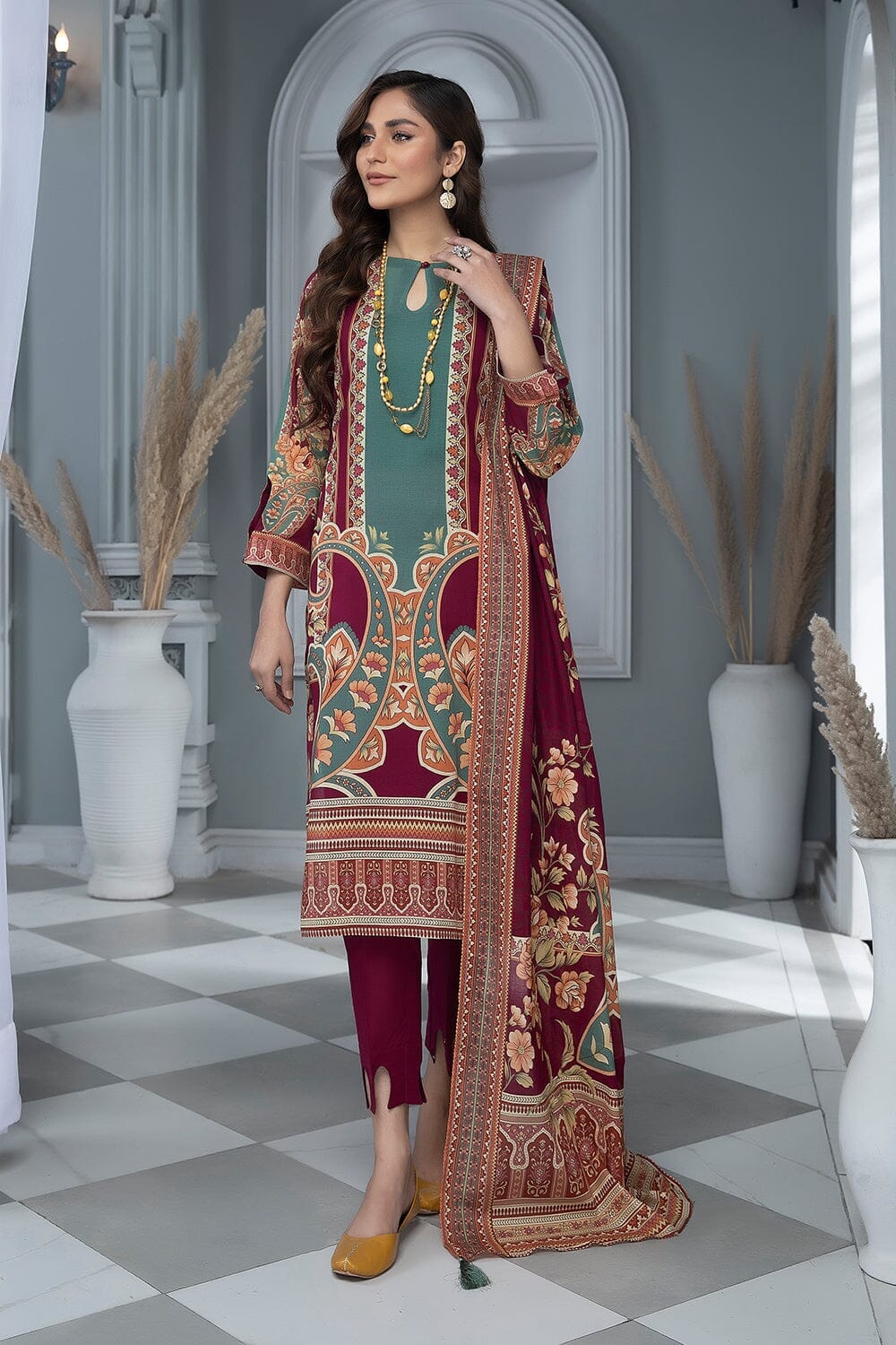 LADIES SUIT KLA-1665 -  - KHAS STORES US - LADIES SUIT KLA-1665