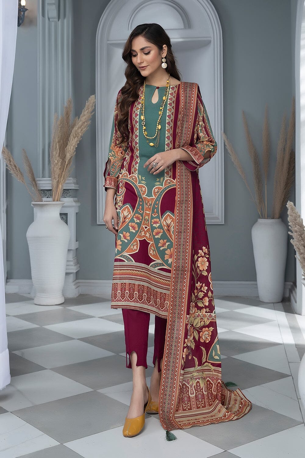 LADIES SUIT KLA-1665 -  - KHAS STORES US - LADIES SUIT KLA-1665
