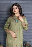 2PC Stitched Embroidered Bana Dora Linen Shirt and Trouser KLE-RTW-3626