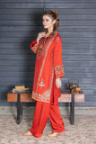 2PC Stitched Embroidered Bana Dora Linen Shirt and Trouser KLE-RTW-3627 KHAS STORES US 