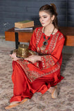 2PC Stitched Embroidered Bana Dora Linen Shirt and Trouser KLE-RTW-3627 KHAS STORES US 