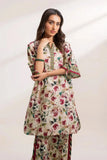 2PC stitched Printed Lawn Shirt and Trouser KST-3235