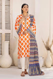 2PC Unstitched Printed Lawn Shirt and Dupatta KSD-2482 Printed KHAS STORES 