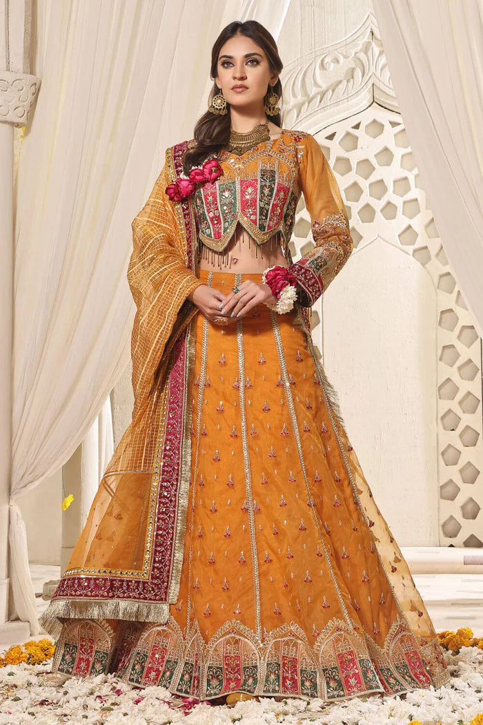 3PC Embroidered Luxury Lehenga KNAC 2247