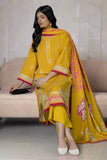 3PC Embroidered stitched Khaddar Suit KKE-3019
