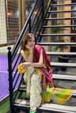 3PC Embroidered Stitched Lawn Suit KL-3192 Embroidered KHAS STORES 