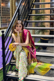 3PC Embroidered Stitched Lawn Suit KL-3192 Embroidered KHAS STORES 