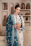 3PC Embroidered stitched Lawn Suit KL-3309 Embroidered KHAS STORES 
