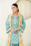 3PC Embroidered stitched Lawn Suit KL-3425 - Embroidered - KHAS STORES US -  