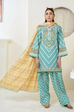 3PC Embroidered stitched Lawn Suit KL-3425 - Embroidered - KHAS STORES US -  