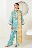 3PC Embroidered stitched Lawn Suit KL-3425 - Embroidered - KHAS STORES US -  