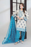 3PC Embroidered stitched Lawn Suit KL-3431 - Embroidered - KHAS STORES US -  