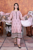 3PC Embroidered stitched Lawn Suit KL-3495