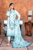 3PC Embroidered stitched Lawn Suit KL-3496 - Embroidered - KHAS STORES US -  