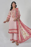 3PC Embroidered Stitched Lawn Suit KL-RTW-3080 Embroidered KHAS STORES 