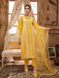 3PC Embroidered stitched Lawn Suit KNE-1161