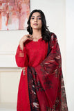 3PC Embroidered stitched Lawn Suit KSC-3361 - Embroidered - KHAS STORES US - 3PC Embroidered stitched Lawn Suit KSC-3361 