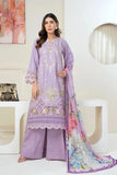 3PC Embroidered stitched Lawn Suit KSC-3368 - Embroidered - KHAS STORES US - 3PC Embroidered stitched Lawn Suit KSC-3368 