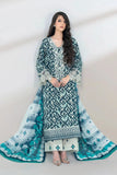 3PC Embroidered stitched Lawn Suit KSC-3443