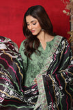3PC Embroidered Unstitched Lawn Suit KSE-2446 Embroidered KHAS STORES 
