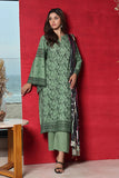 3PC Embroidered Unstitched Lawn Suit KSE-2446 Embroidered KHAS STORES 