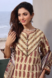 3PC Printed Lawn Suit KLA-2383 Embroidered KHAS STORES 