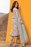 3PC Printed Lawn Suit KLA-2395 Embroidered KHAS STORES 