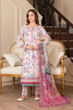 3PC Printed stitched Cambric Suit KCC-3539