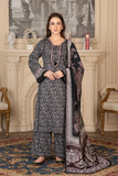3PC Printed stitched Cambric Suit KCC-3540