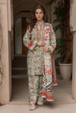 3PC Printed stitched Khaddar Suit KKH-3022