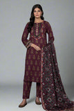 3PC Printed stitched Khaddar Suit KKH-3024 Printed KHAS STORES 