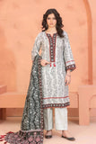 3PC Printed stitched Khaddar Suit KKH-3676