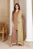 3PC Printed stitched Kotail Linen Suit KKT-3640 Embroidered KHAS STORES 