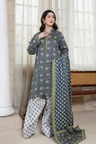 3PC Printed stitched Kotail Linen Suit KKT-3643 Embroidered KHAS STORES 