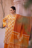 3PC Printed stitched Lawn Suit KLA-2587 KHAS STORES US 