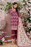 3PC Printed stitched Lawn Suit KLA-2790 KHAS STORES US 