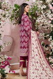 3PC Printed stitched Lawn Suit KLA-2790 KHAS STORES US 