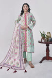 3PC Printed Stitched Lawn Suit KLA-3152 - Printed - KHAS STORES US - 3PC Printed Stitched Lawn Suit KLA-3152 