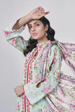 3PC Printed Stitched Lawn Suit KLA-3152 - Printed - KHAS STORES US - 3PC Printed Stitched Lawn Suit KLA-3152 