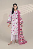 3PC Printed Unstitched Lawn Suit KLA-3262 Printed KHAS STORES 