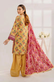 3PC Printed Unstitched Lawn Suit KLA-3267 Printed KHAS STORES 