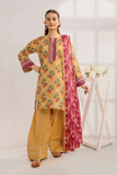 3PC Printed Unstitched Lawn Suit KLA-3267 Printed KHAS STORES 
