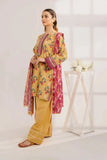 3PC Printed Unstitched Lawn Suit KLA-3267 Printed KHAS STORES 