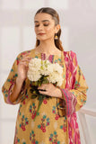 3PC Printed Unstitched Lawn Suit KLA-3267 Printed KHAS STORES 