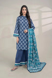 3PC Printed Unstitched Lawn Suit KLA-3268 Printed KHAS STORES 
