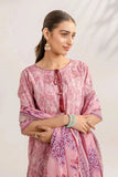 3PC Printed Unstitched Lawn Suit KLA-3296 Printed KHAS STORES 